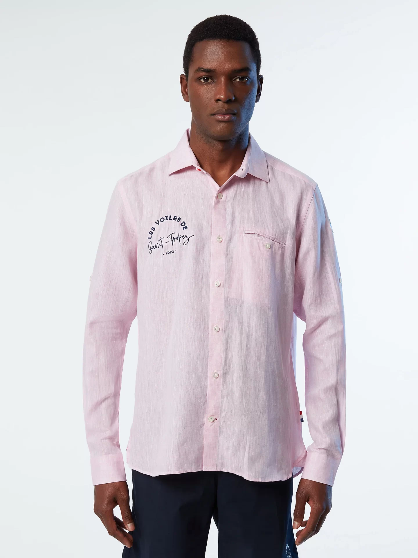 Chemise Homme Infine Lie De Vin - Taille 43/44 - Manches Longues - Occasion Excellent état
