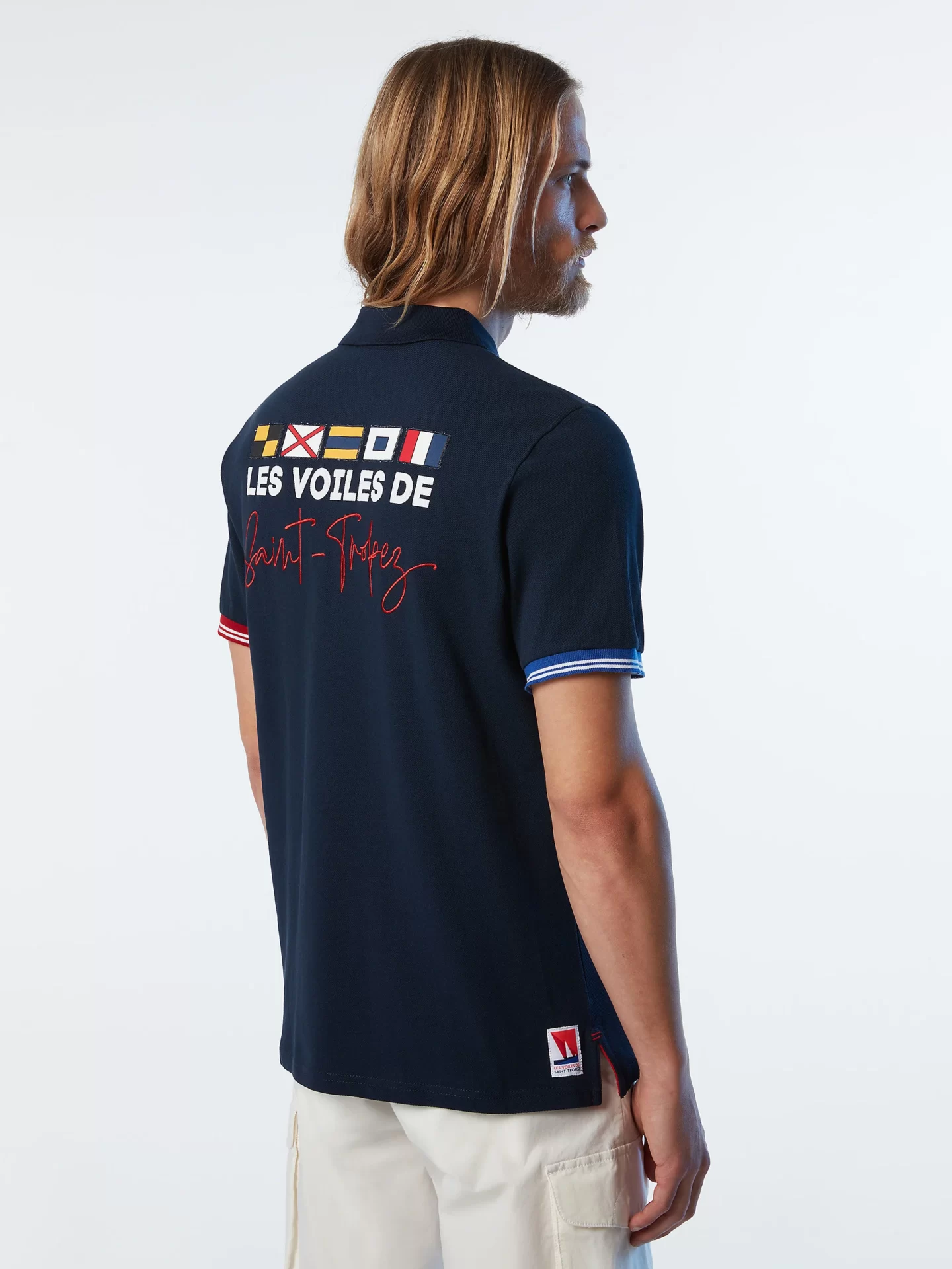 Polo Bi Colore 23, coloris Navy Blue