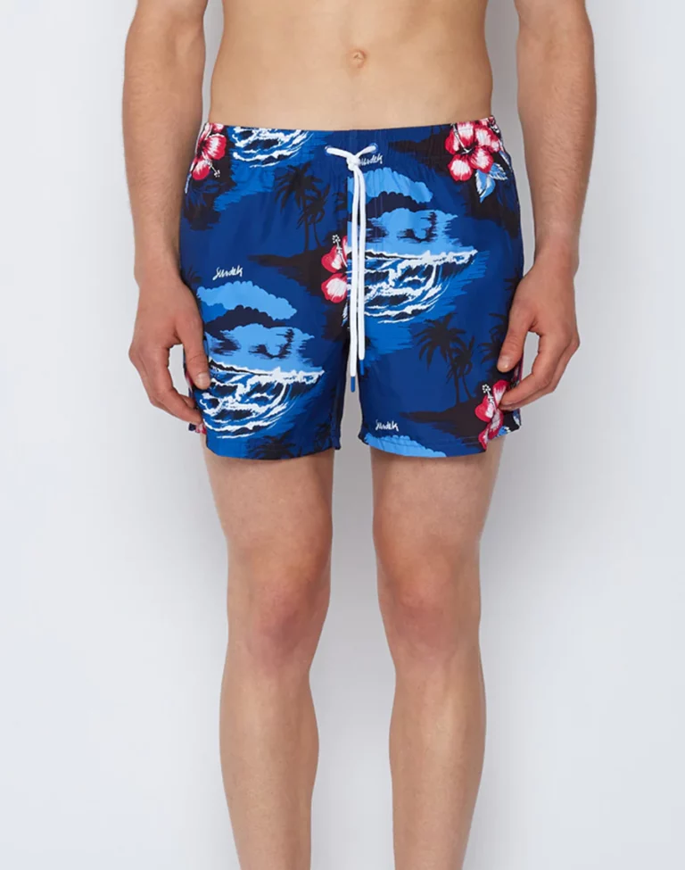 Short de bain Imprimé - Electro Blue