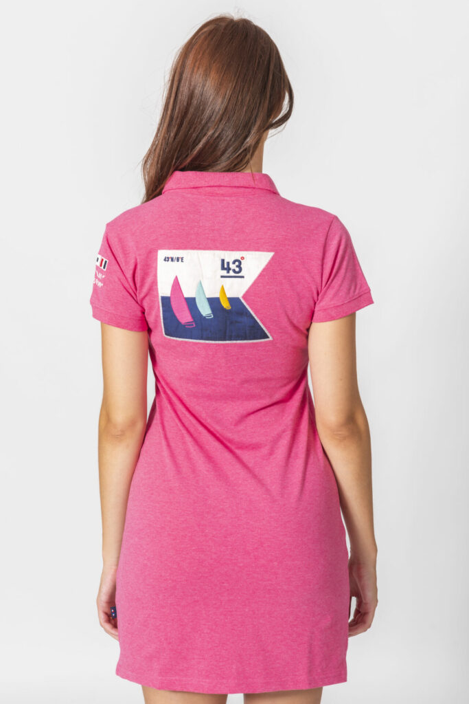 Robe Aiglun, coloris Pink Flambe
