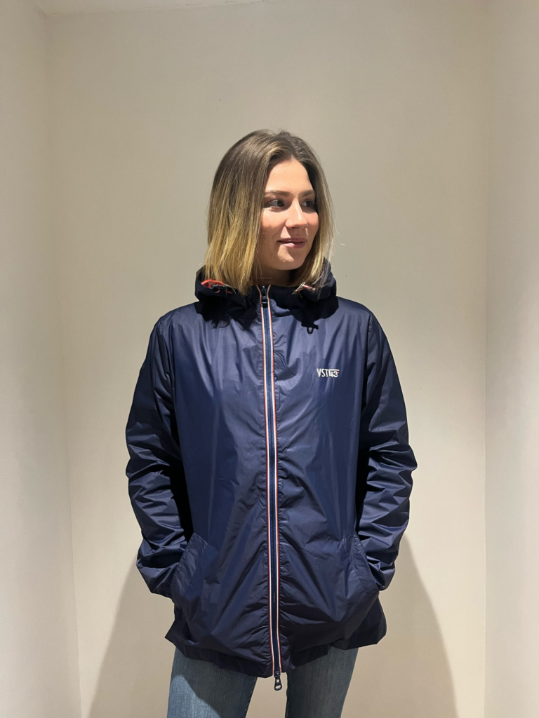 Coupe Vent Court Tournas, coloris Marine