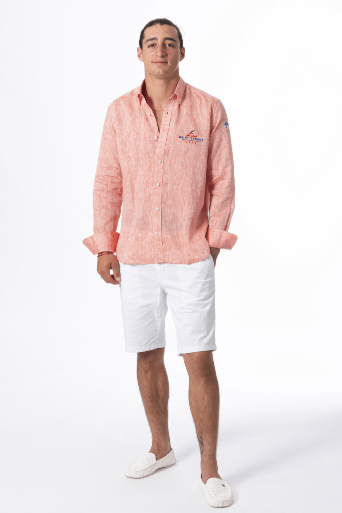 Chemise Lin 24, coloris Calypso Coral