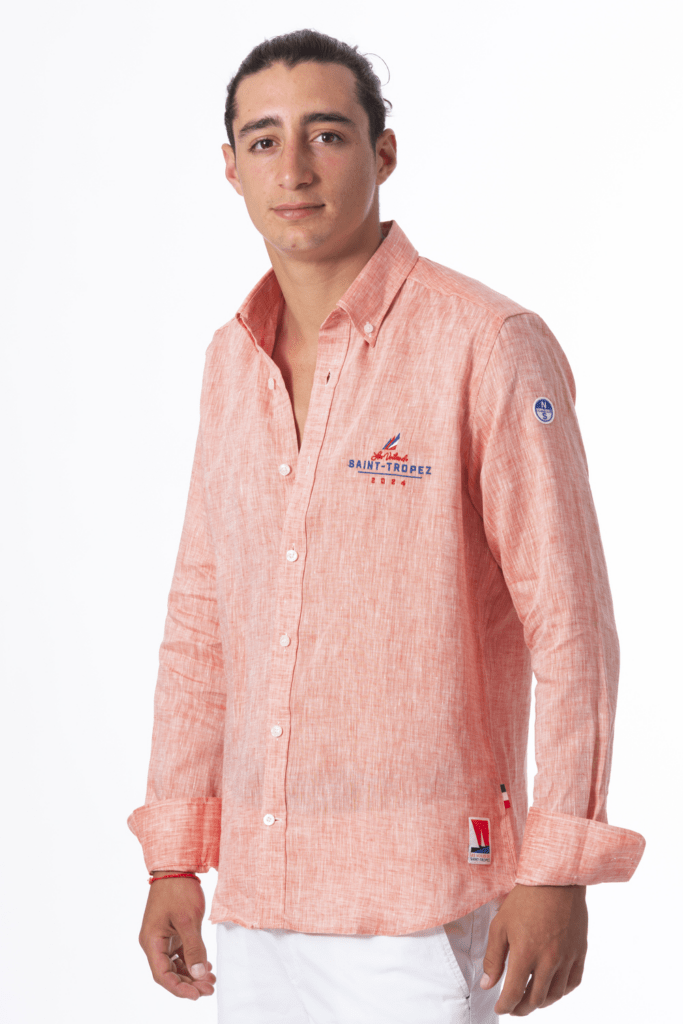 Chemise Lin 24, coloris Calypso Coral