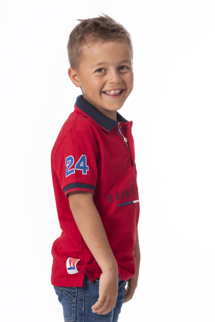 Polo Signature Kids 24, coloris Red
