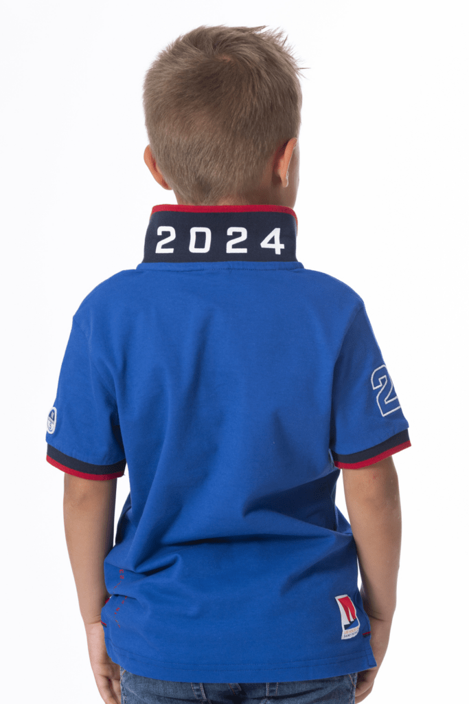 Polo Signature Kids 24, coloris Surf Blue