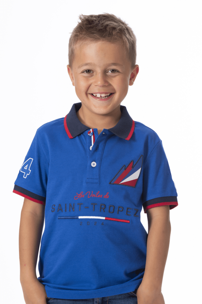 Polo Signature Kids 24, coloris Surf Blue