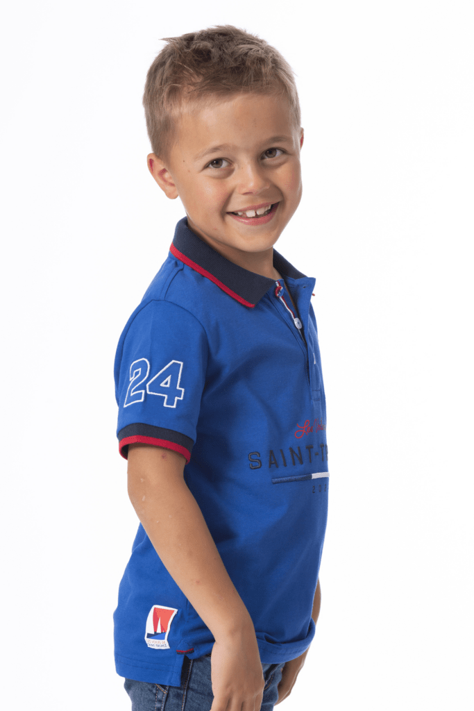 Polo Signature Kids 24, coloris Surf Blue