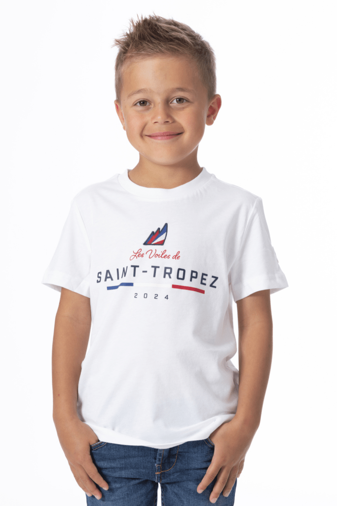 T-Shirt Signature Kids 24, coloris White