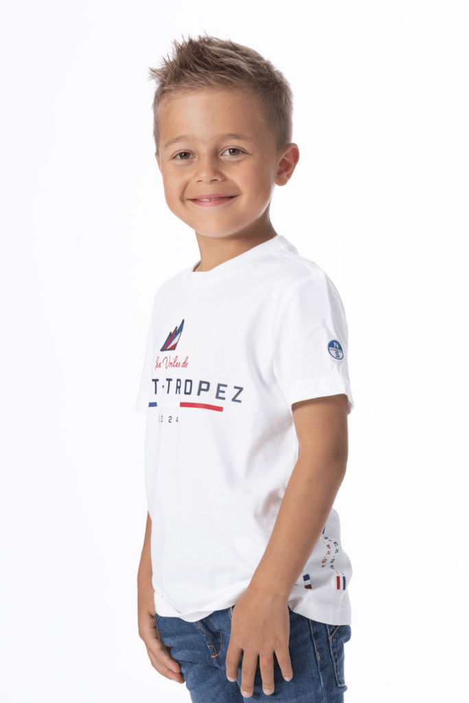 T-Shirt Signature Kids 24, coloris White