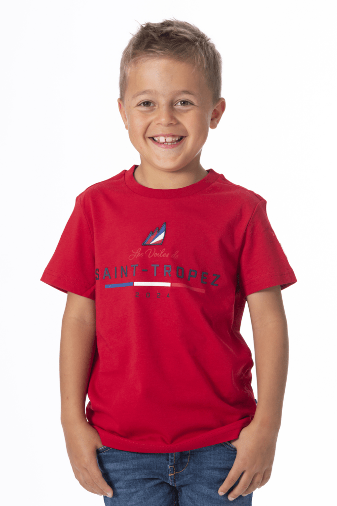 T-Shirt Signature Kids 24, coloris Red