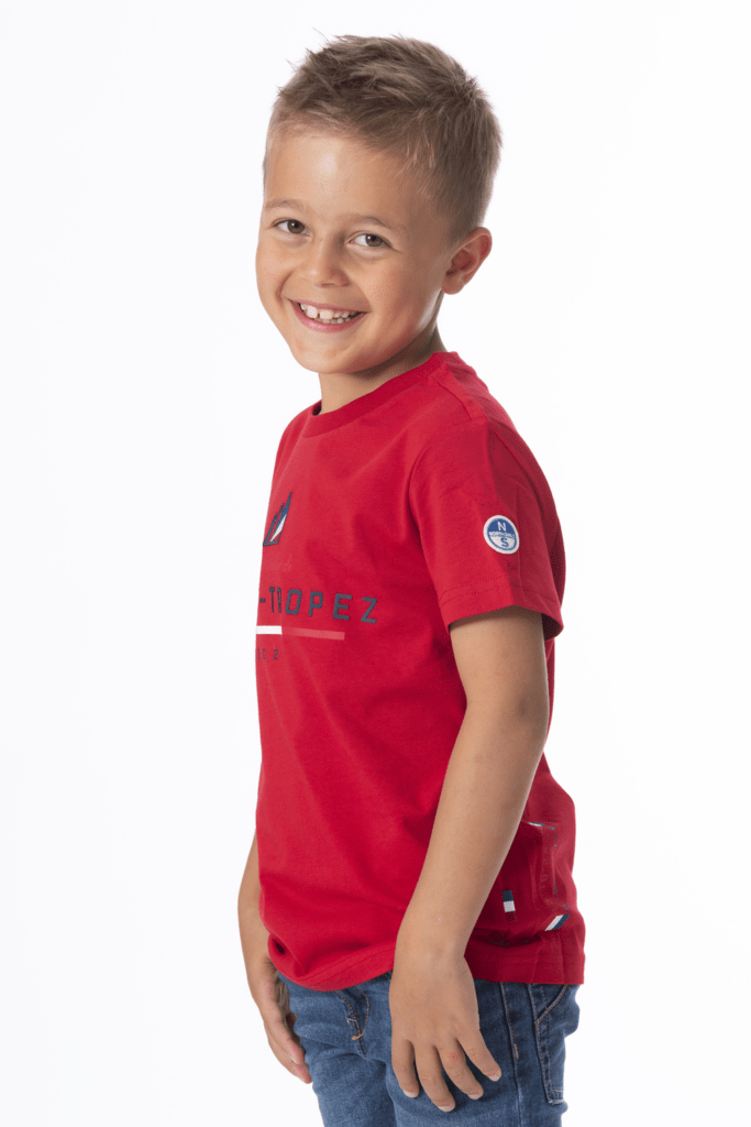 T-Shirt Signature Kids 24, coloris Red