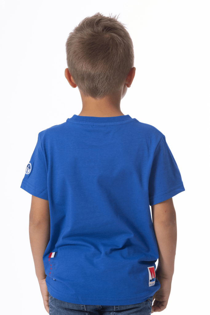 T-Shirt Signature Kids 24, coloris Surf Blue