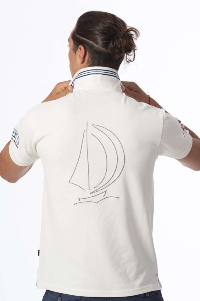Polo Cassagne, coloris Off White