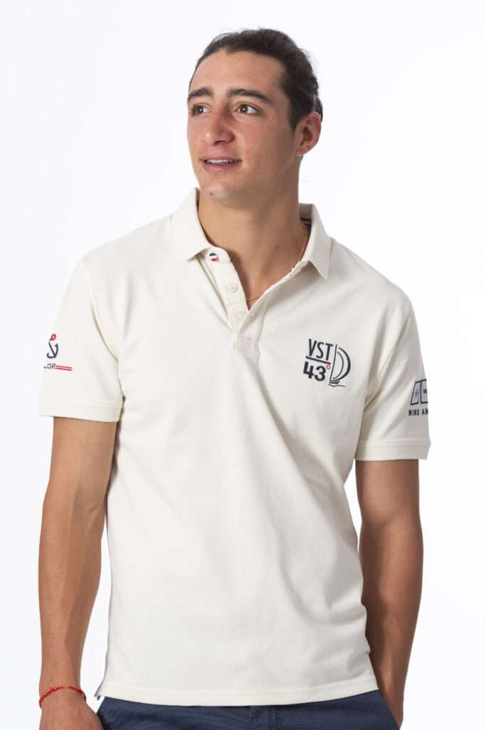 Polo Cassagne, coloris Off White
