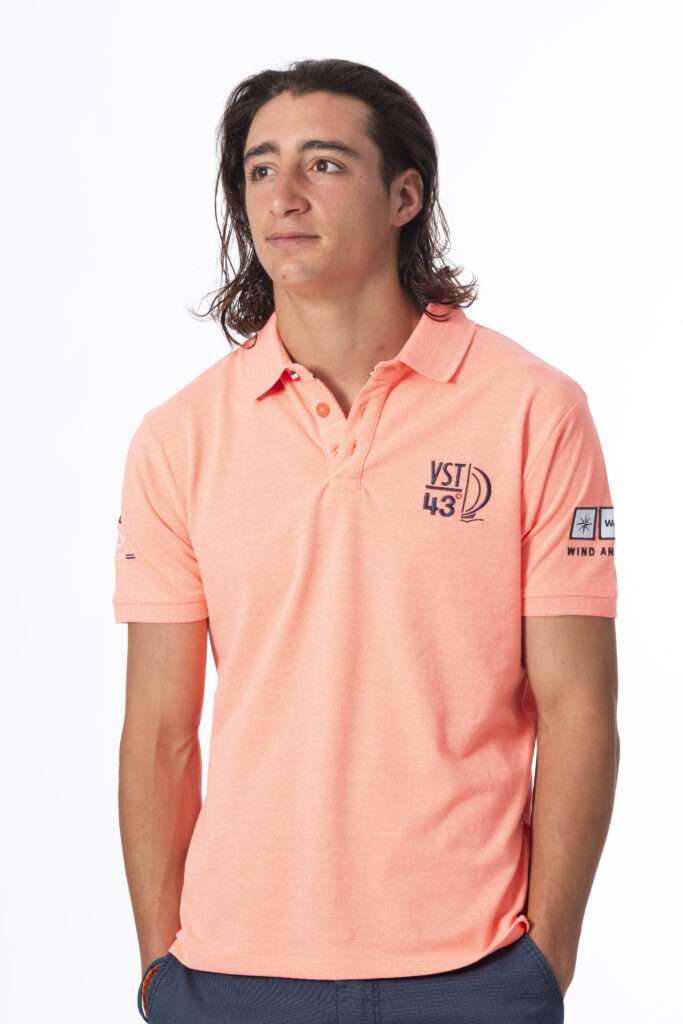 Polo Cassagne, coloris Fluo Orange