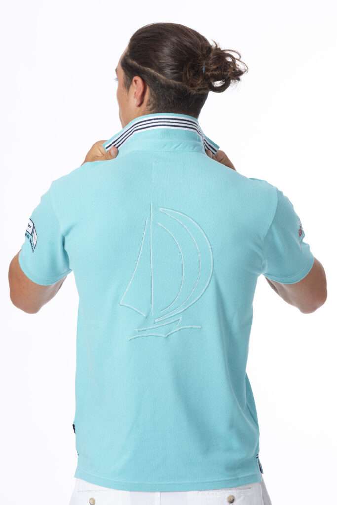 Polo Cassagne, coloris Blue Lagoon
