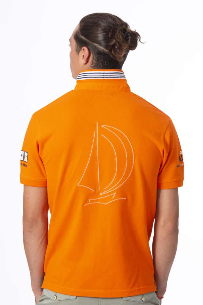Polo Cassagne, coloris Orange