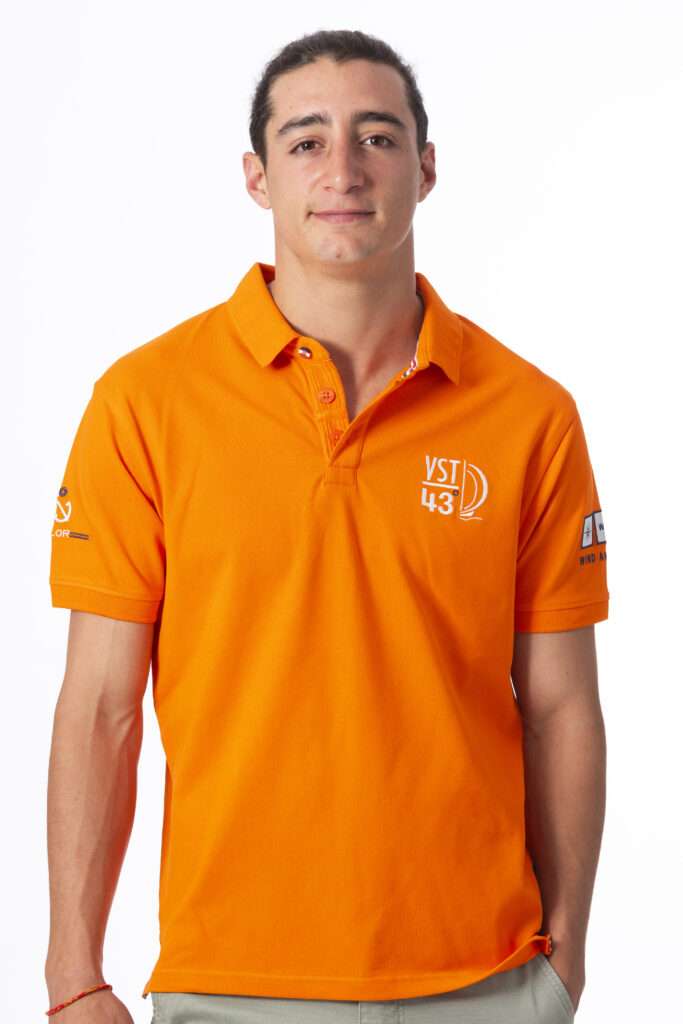 Polo Cassagne, coloris Orange