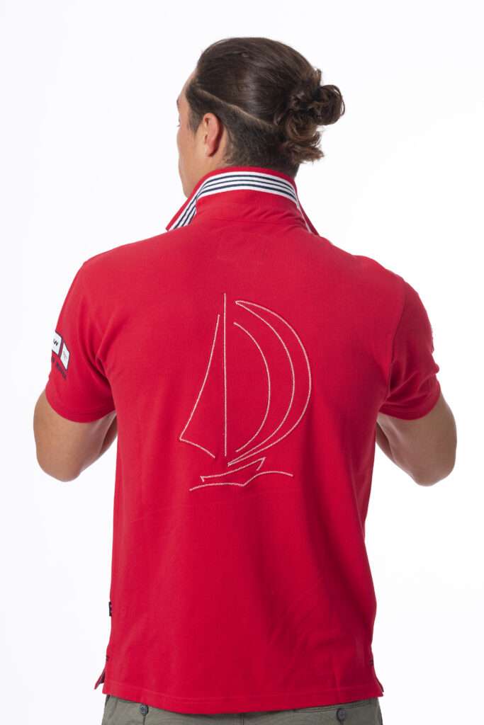 Polo Cassagne, coloris Rouge
