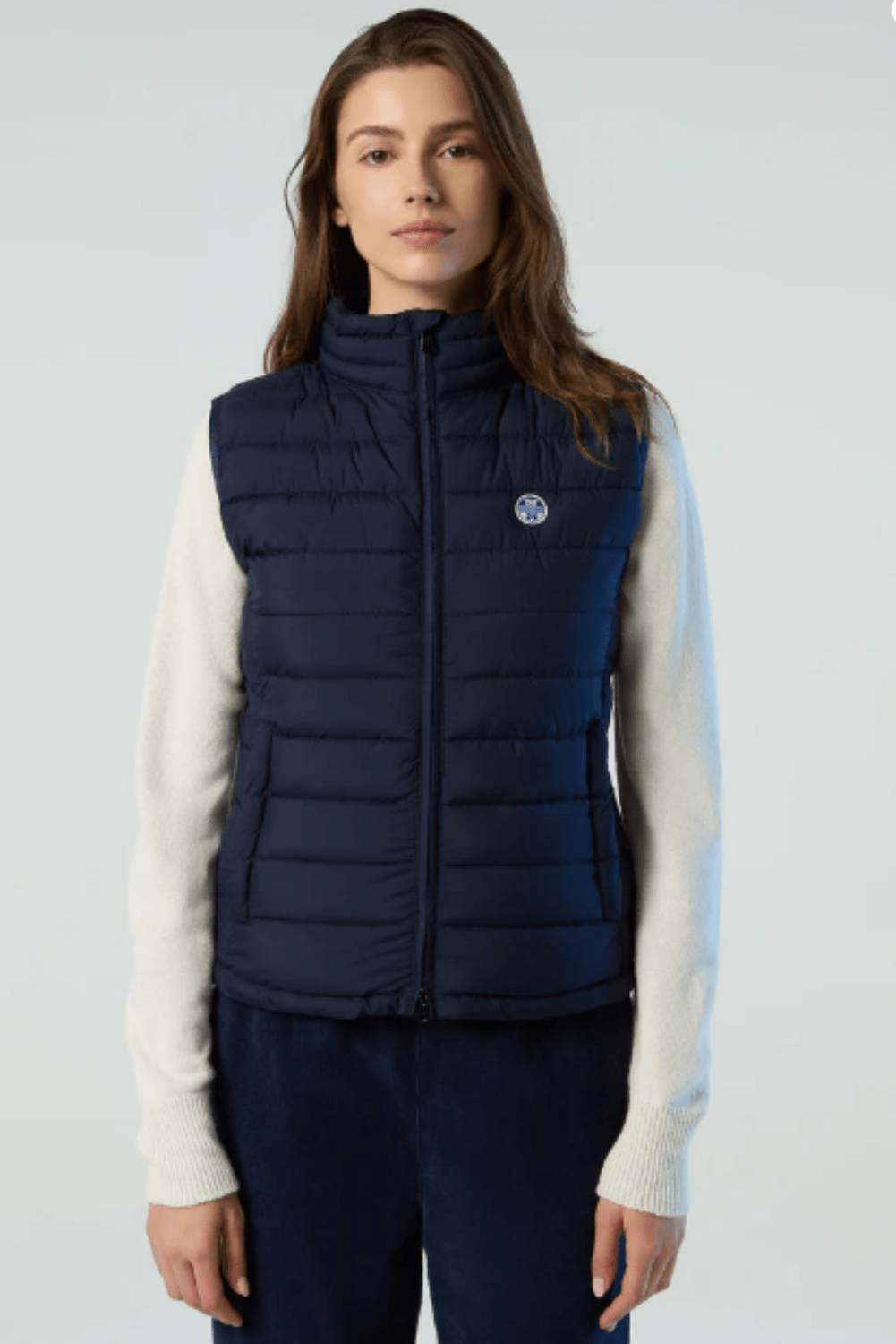 010003 GALIA VEST NAVY FRONT1
