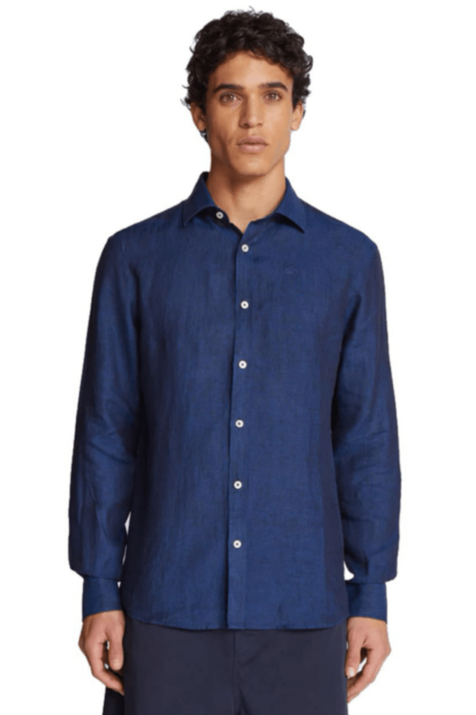 CHEMISE POPELINE, coloris Navy Blue