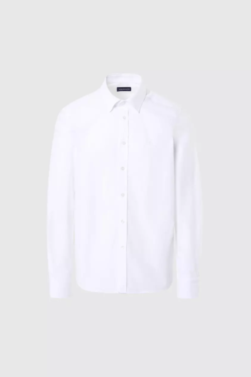 664075 chemise poplin stretch white front