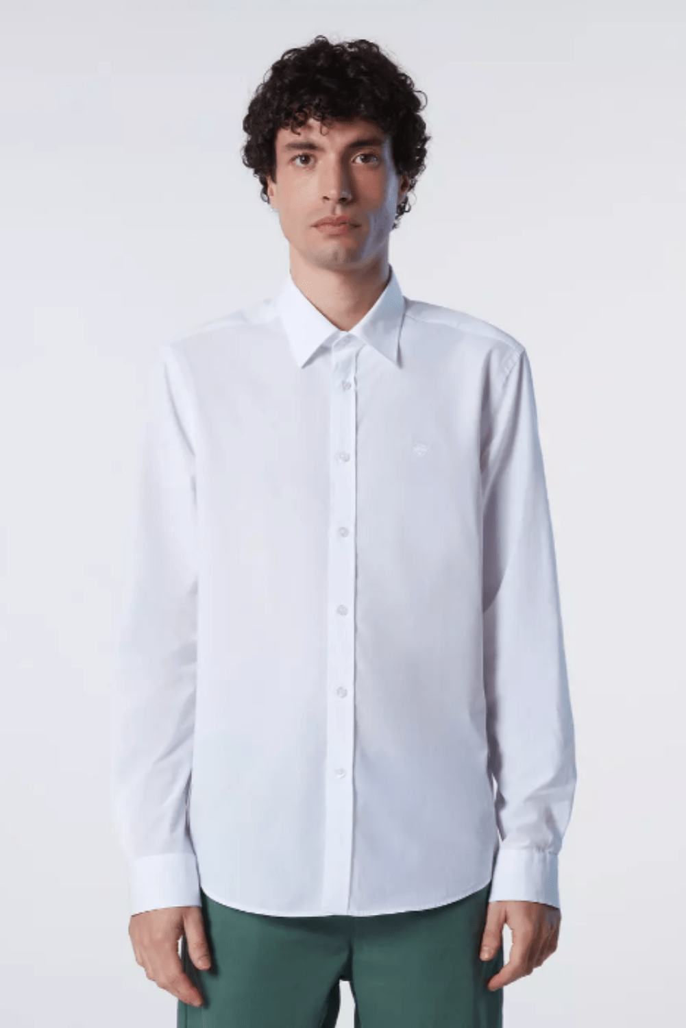 664075 chemise poplin stretch white front1