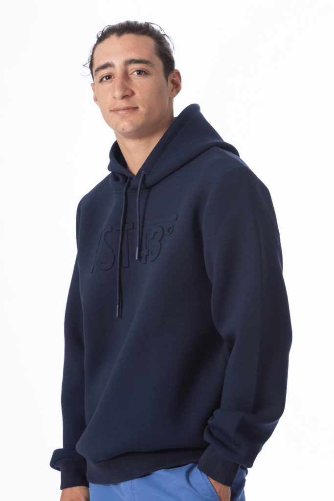 Sweat Capuche Eze, coloris Marine