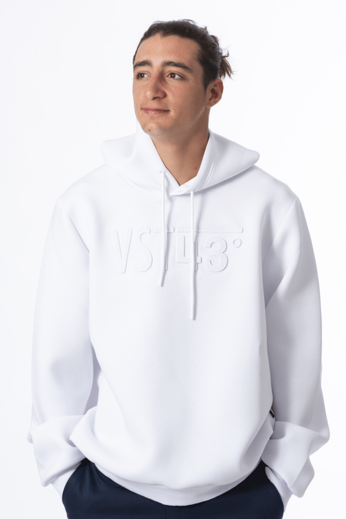 Sweat Capuche Eze, coloris Blanc