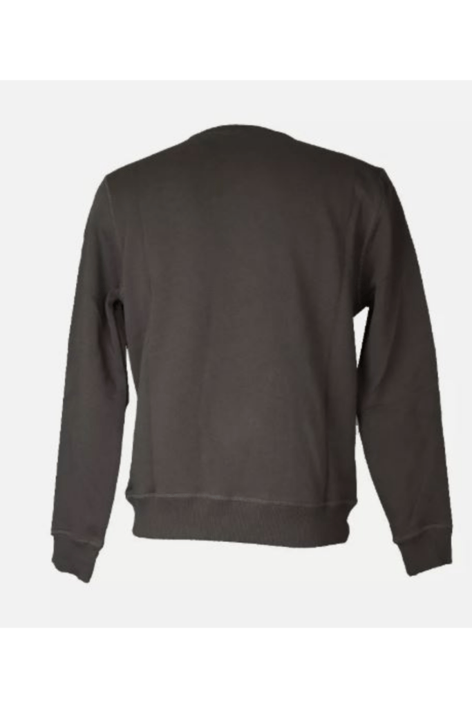 SWEATSHIRT COL ROND, coloris Asphalt