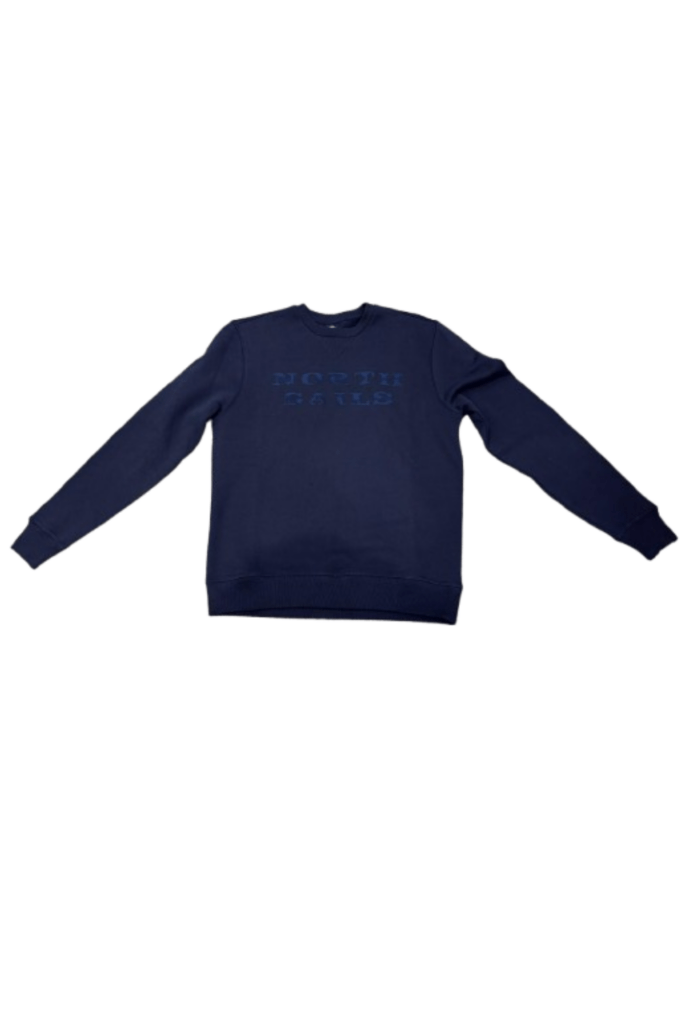 SWEATSHIRT COL ROND, coloris Navy Blue