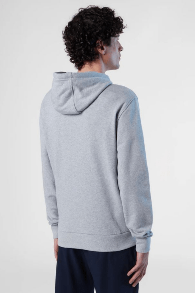 SWEATSHIRT CAPUCHE LOGO, coloris Grey Mel