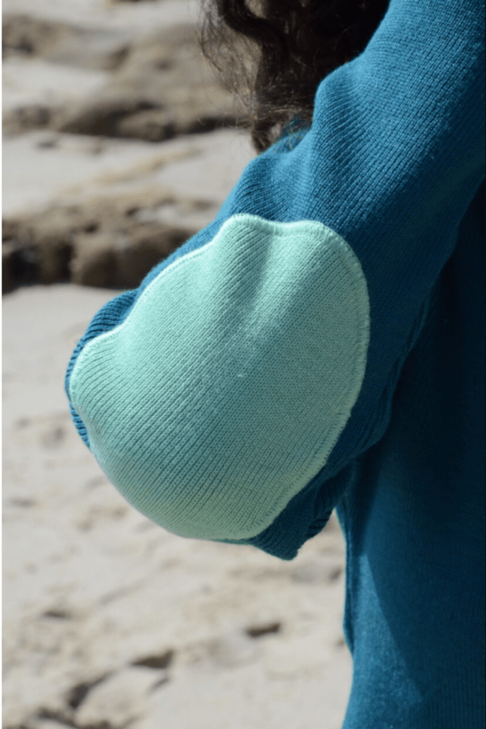 Pull Jade Femme, coloris Bleu Vert/Vert Clair
