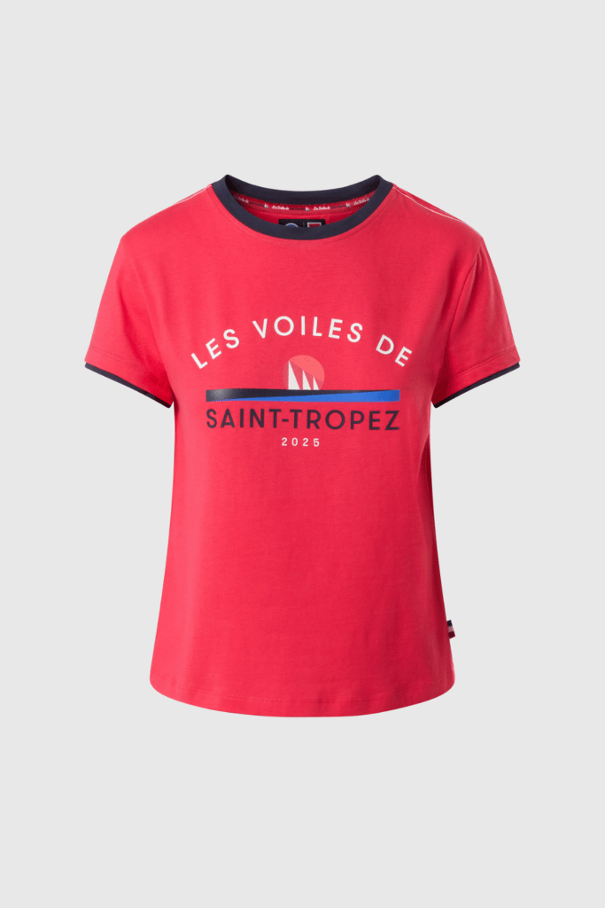 Tee shirt Voiles 25, coloris Geranium