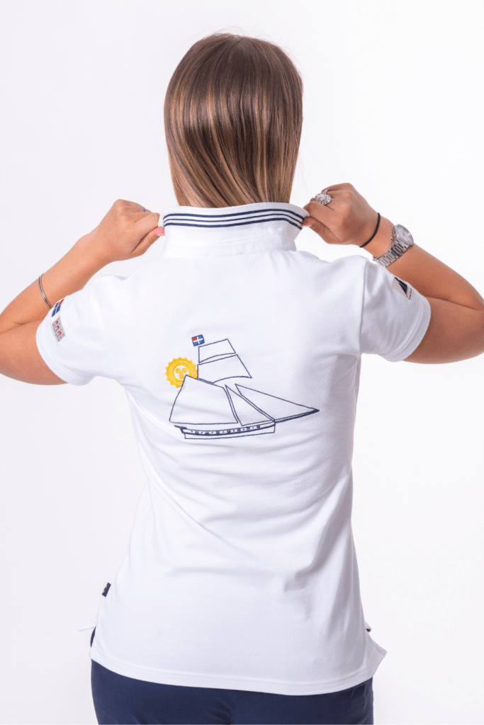 Solenn Polo Voiles Corsaire, coloris Blanc