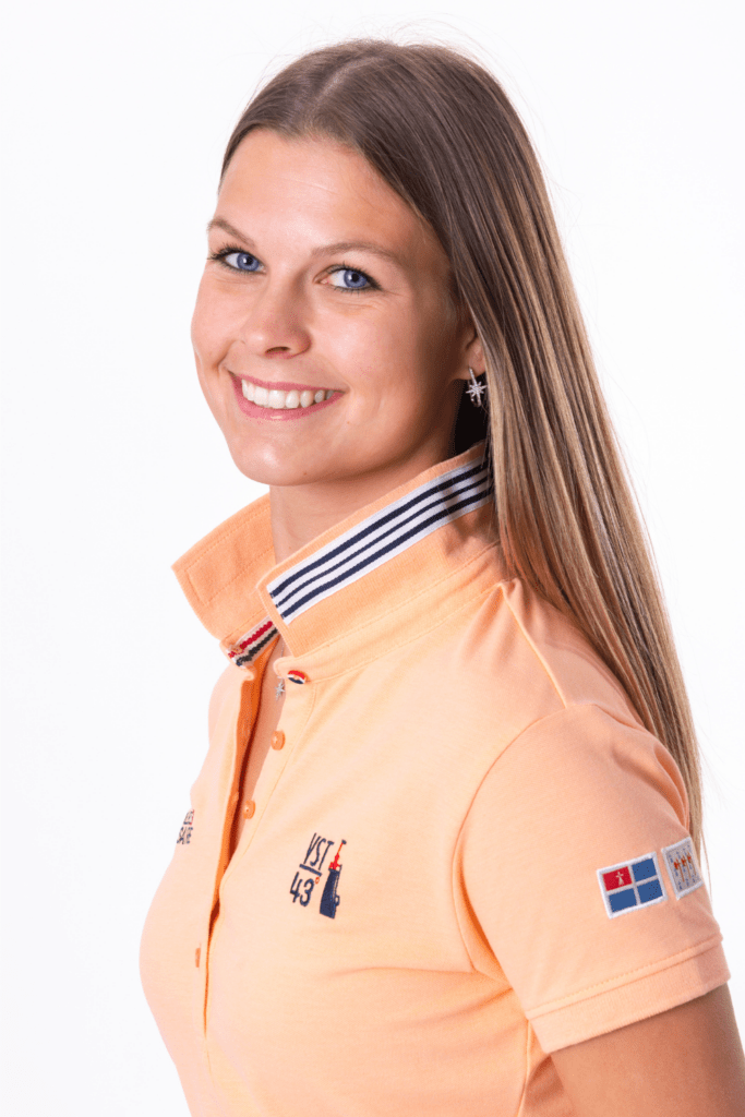 Solenn Polo Voiles Corsaire, coloris Peach