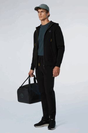 HOODED FULL ZIP SWEATER