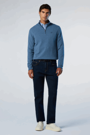 HALD ZIP 12GG KNITWEAR