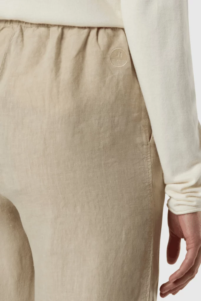 PANTALON EN LIN, coloris Ligth Stone