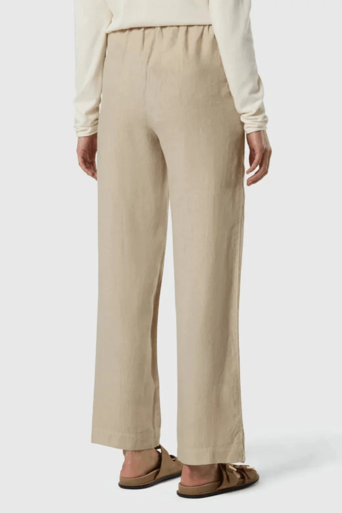 PANTALON EN LIN, coloris Ligth Stone