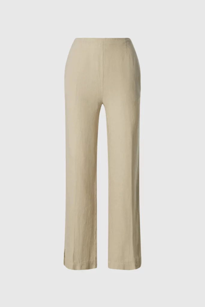 PANTALON EN LIN, coloris Ligth Stone