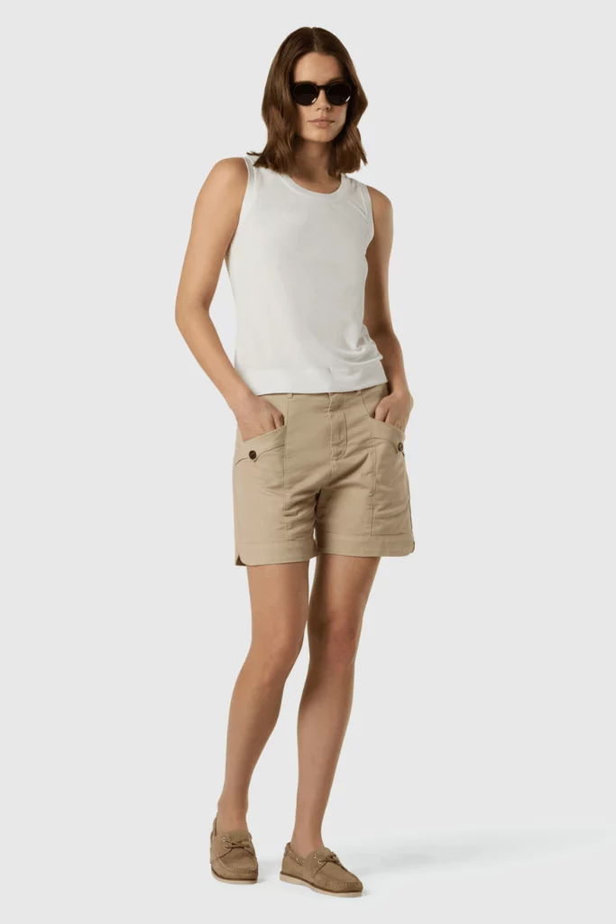 DEBARDEUR JERSEY, coloris Marshmallow