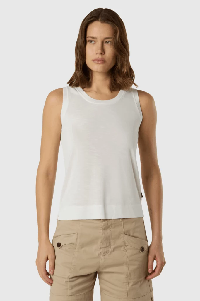 DEBARDEUR JERSEY, coloris Marshmallow