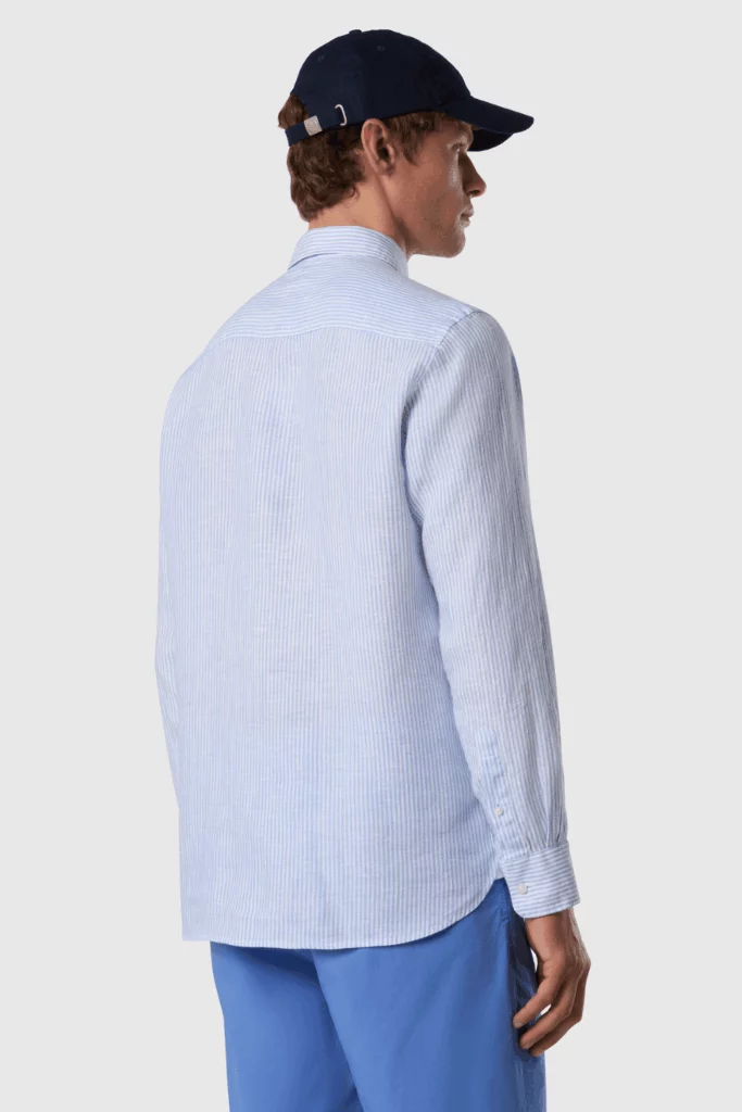 CHEMISE LIN RAYE, coloris Combo 1 C001