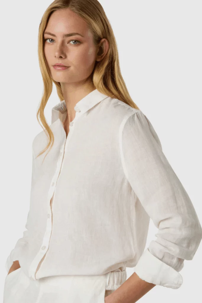 SHIRT LONG SLEEVE, coloris Marshmallow
