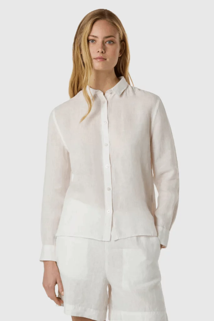 SHIRT LONG SLEEVE, coloris Marshmallow