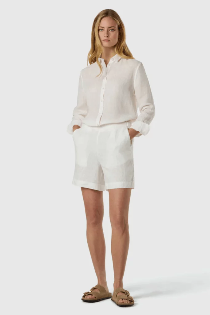 SHIRT LONG SLEEVE, coloris Marshmallow