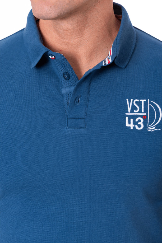 Polo Cassagne, coloris Denim