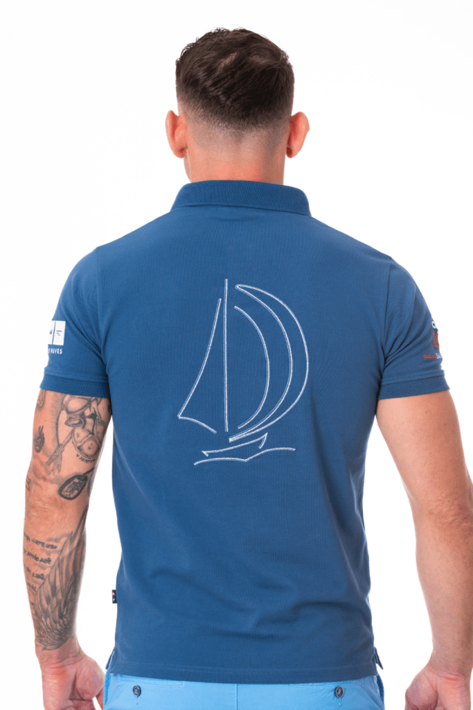Polo Cassagne, coloris Denim