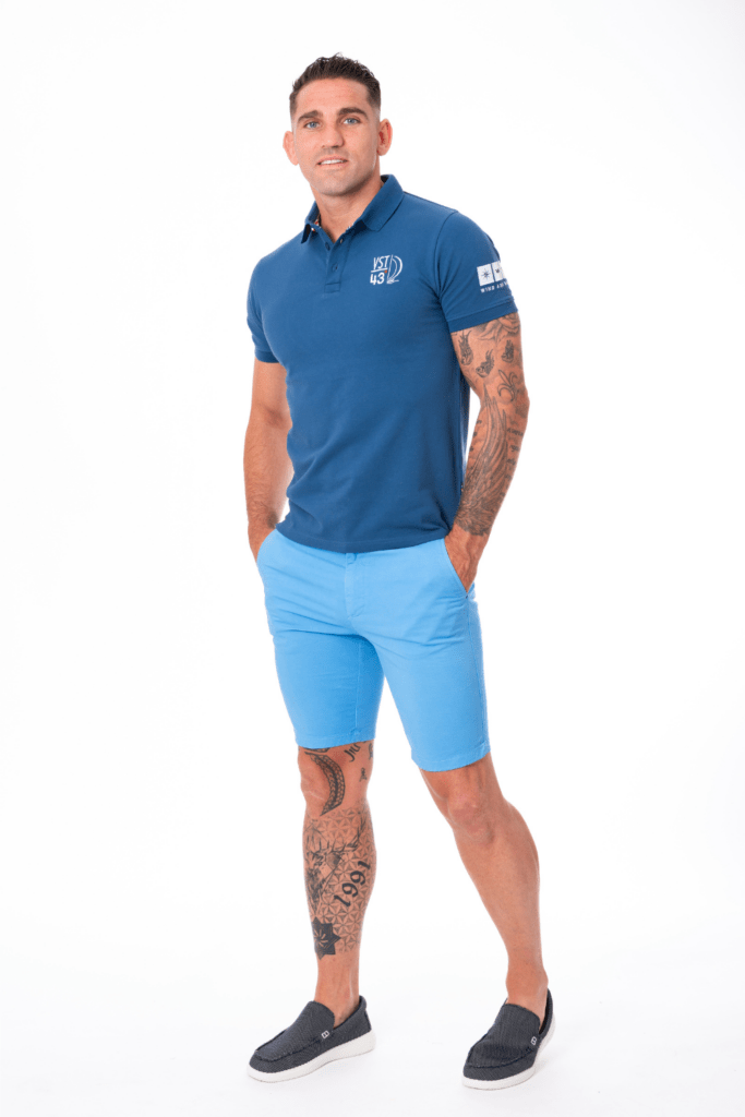Polo Cassagne, coloris Denim